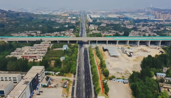 山东泰安金牛山路工程